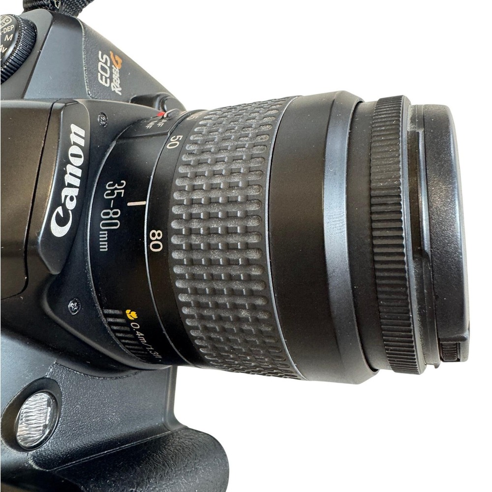 Vintage Canon EOS Rebel G 35mm Film SLR Camera with EF 35-80mm Zoom Lens  WORKS - Picture 8 of 11